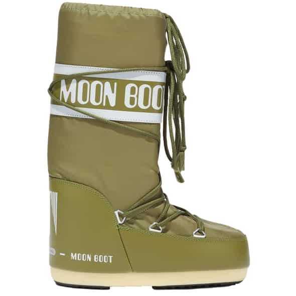 Moon Boot Nylon Winterschuhe (Khaki 35-38 EU) Winterstiefel von moon boot
