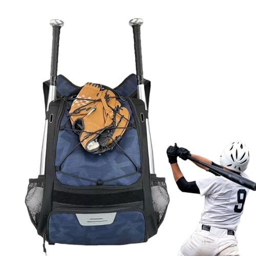 moonyan Baseballtasche für Erwachsene, Baseballschlägertasche | Großer Jugend-Baseball-Rucksack - Leichte Softballtasche mit separatem Schuhfach für Erwachsene, Jugendliche Jungen von moonyan