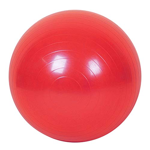 mothcattl Gymnastikball 45 cm Anti-Burst Gymnastikball mit Pumpe, Schweizer Ball für Yoga, Pilates, Schwangerschaft und Fitness, rot von mothcattl