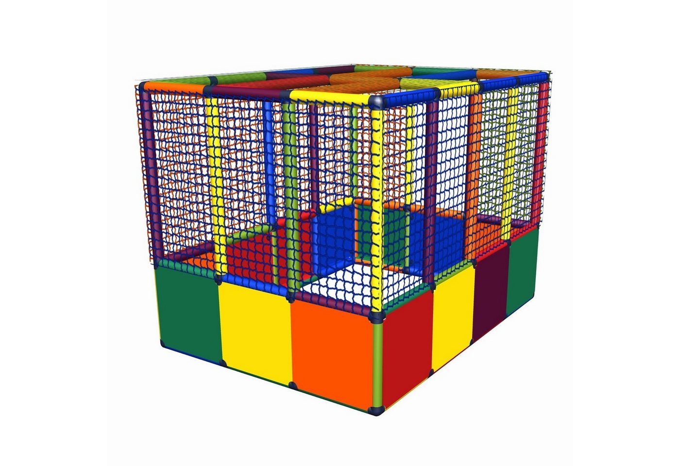 move and stic Bällebad BALLCENTER Kugelbad Ballebad ohne Boden Bällepool, (komplettes Spielset ohne Bälle), erweiterbar, umbaubar, Made in Germany von move and stic