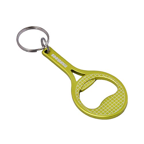 munkees Schlüsselanhänger Tennis Flaschenöffner Tennisschläger, Grün, 34055 von munkees