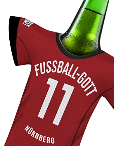 Fussball Gott Trikot passend für Nürnberg FCN Trikot Fans | offiziell männer Trikot-Bierkühler by MYFANSHIRT.com fußball heim Trikot t-Shirt von my fan shirt