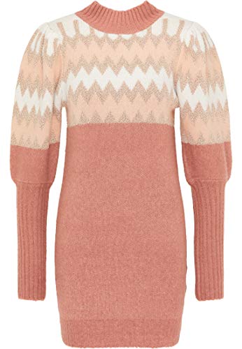 myMo Longpullover Damen 12409636 Rosa, XS/S Rosa von myMo