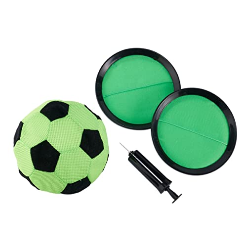 myminigolf Kick & Stick - Torwand für Kinderzimmer (1 Fußball, 2 Klett-Teller für die Wandmontage, 1 Ballpumpe) 026, grün von Pureday