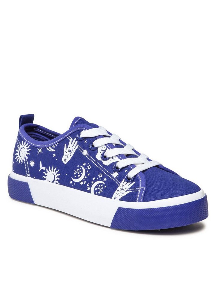 nelli blu Sneakers aus Stoff CSS20408-03 Blue Sneaker von nelli blu