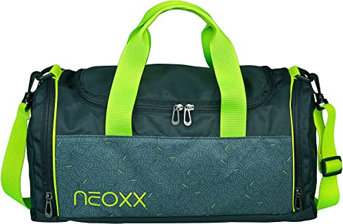 Neoxx Sporttasche für Kinder Mädchen & Jungen I Reisetasche mit Nassfach I Turntasche für Training, Fitness, Schulsport, Schwimmen I Tasche für Sport und Schule (Grau) von neoxx
