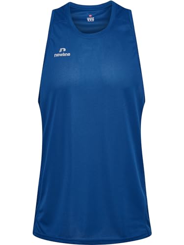 newline Men's Athletic Running Singlet T-Shirt, Echtes Blau, XL von newline