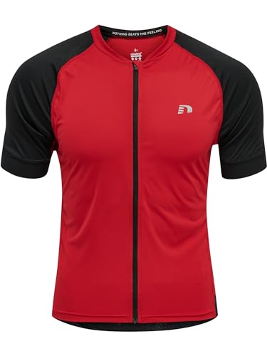 newline Men's Mens CORE Bike Jersey T-Shirt, Tango Red, XL von newline