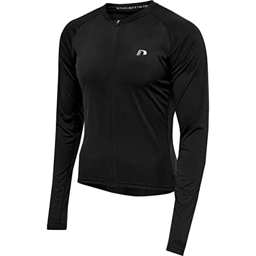 newline Men's Mens CORE Bike L/S Jersey Blouse, Schwarz, L von newline