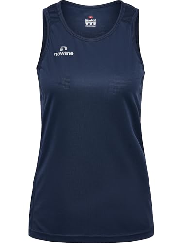 newline Women's Athletic Running Singlet T-Shirt, Schwarze IRIS, XL von newline