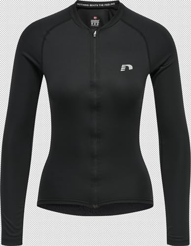 newline Women's Womens CORE Bike L/S Jersey Shirt, Schwarz, XL von newline