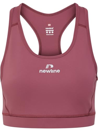 Newline BH Nwlbeat Laufen Damen Schnelltrocknend Maroon Größe M von Newline
