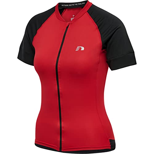 newline Women's Womens CORE Bike Jersey Shirt, Tango Red, M von newline