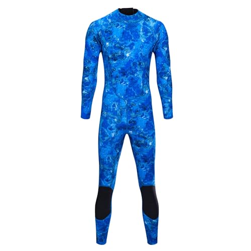 newrong Herren-Neoprenanzug, verdickt, tiefes Tauchen, kältebeständig, Camouflage-Bild, Farbe 2 XL von newrong