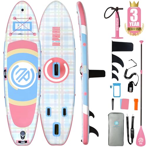 Niphean Stand up Paddling Board,305cm SUP mit Anfängergeeignet Balancierflügel und Strapazierfähigem Zubehör, Inflatable Paddle Boards for Adults, Multifunktionales Yoga Paddleboard Niphean Stand up Paddling Board,305cm SUP mit Anfängergeeignet Balancierflügel und Strapazierfähigem Zubehör, Inflatable Paddle Boards for Adults, Multifunktionales Yoga Paddleboard von niphean
