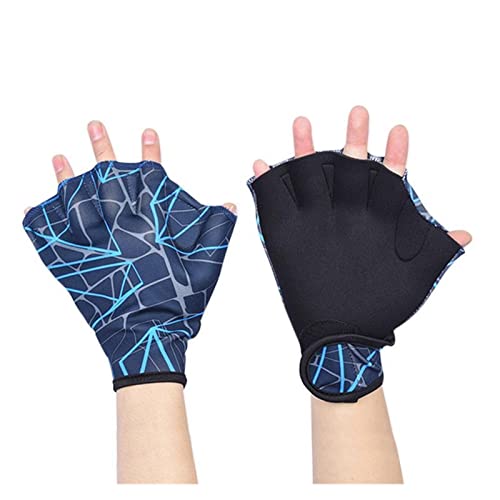 Handschuhe Wasserhandschuhe Half Cut Schwimmhandflossen for Männer Frauen Erwachsene Kinder Aquatic Fitness Water Training Supplies ( Size : S ) von nmbhus