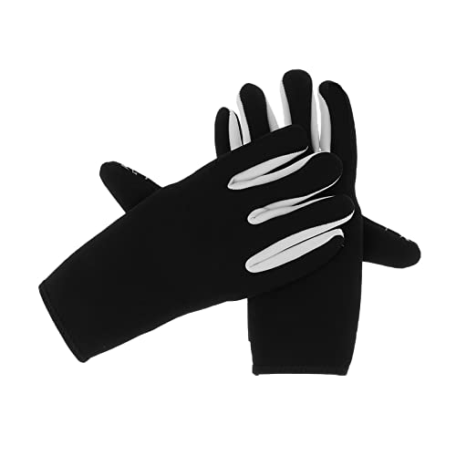 nmbhus 3 mm Neopren Neoprenanzug Handschuhe Tauchen Schwimmen Surfen Schnorcheln Kajak Handschuhe Schwarz von nmbhus