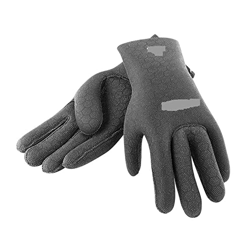 nmbhus Cressi High Stretch 2,5 mm 3,5 mm 5 mm Neopren-Tauchhandschuhe Tauchen Schnorcheln Fünf-Finger-Handschuh Mann und Frau (Color : Black 2.5mm, Size : XL) von nmbhus