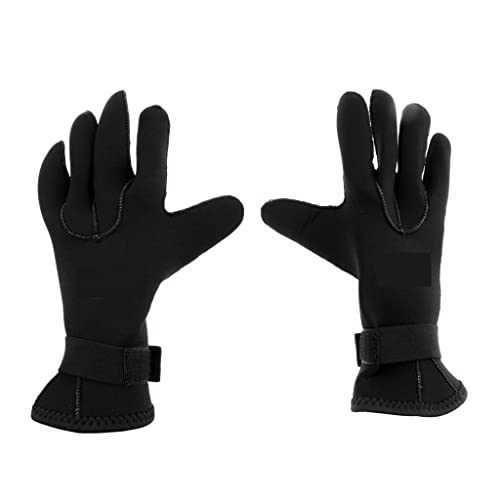 nmbhus Elastische, warmhaltende 3-mm-Neopren-Neoprenanzug-Handschuhe, rutschfest, Kratzfest, Tauchen, Speerfischen (Size : L) von nmbhus