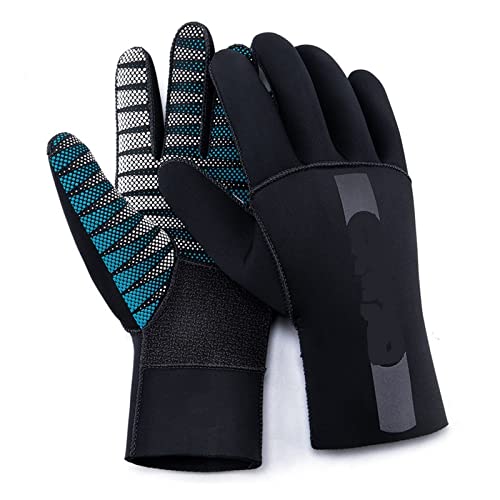 nmbhus Neopren-Handschuhe Tauchen Neoprenanzug Handschuhe 3mm Flexible Thermal Schnorcheln Tauchen Speerfischen Fahrradhandschuhe Männer Frauen Winter (Color : 2XL-3XL) von nmbhus