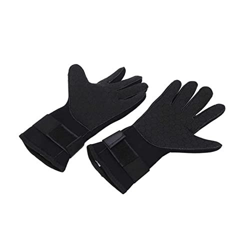 nmbhus Tauchhandschuhe 5 mm rutschfeste, verdickte Neopren-Handschuhe, warme, verschleißfeste Handschutz-Tauchhandschuhe for Wassersport im Freien (Size : M) von nmbhus