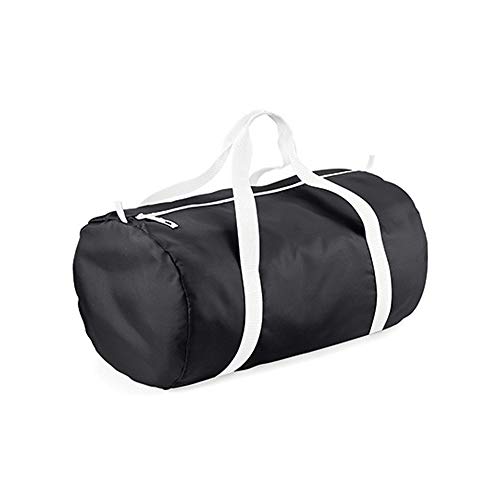 kompatibel mit BagBase Reisetasche, wasserabweisend, 32 Liter One Size (Schwarz/Weiß) von noTrash2003