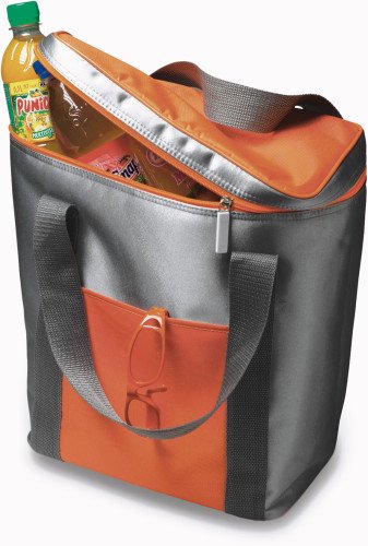 Grosse Kühltasche - Inhalt passend für 6 x 1,5 ltr. Flaschen, Zipper mit Zugband von notrash2003® von noTrash2003
