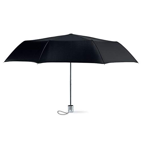 Kleiner Regenschirm für die Tasche, idealer Taschenschirm im kleinen, Mini Format, manuelle Öffnung, 7 versch. Farben, Ø94 von notrash2003 (Schwarz) von noTrash2003