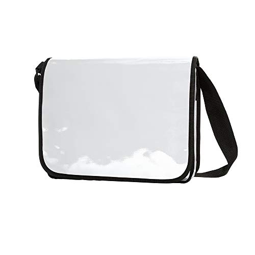große Überschlag Umhängetasche die ideale Kurier und Messenger Bag Tasche viele Farben zur Auswahl von notrash2003 (Weiß) von noTrash2003