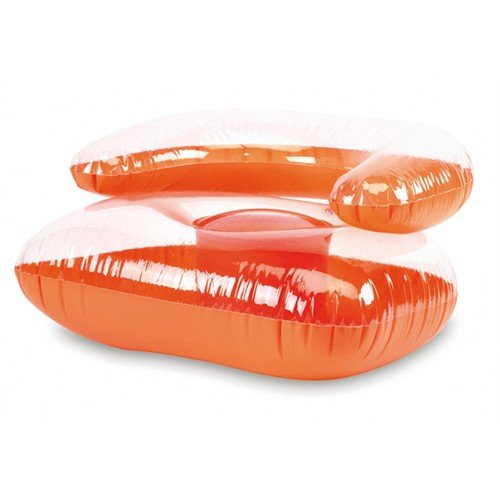 geschenkartikel-shopping Aufblasbarer Poolsessel Loungesessel in orange - transparent von noTrash2003 von noTrash2003