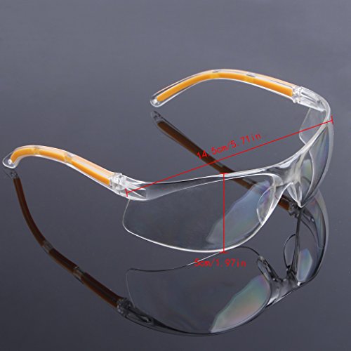 nobrand Schutzbrille, transparente Schutzbrille, UV-Schutzbrille, Lab Lab Lab Sichtbrille von nobrand