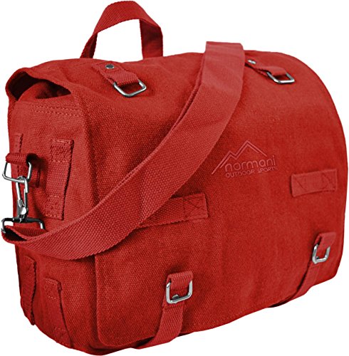 normani BW-Canvas-Kampftasche, groß Farbe Rot von normani