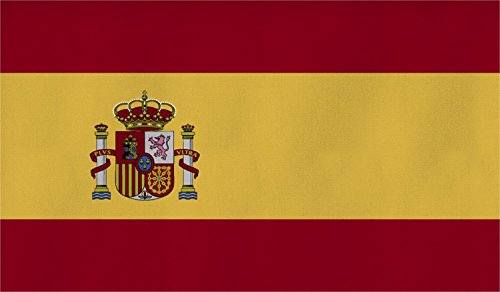 normani Flagge Großformat 250 x 150 cm wetterfest Fahne in 16 verschiedenen Ausführungen mit Ösen Farbe Spanien von normani