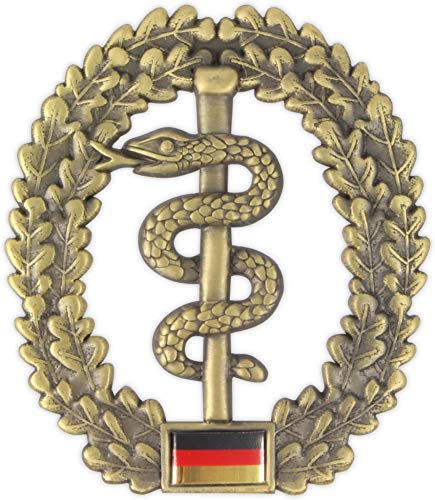 Original Bundeswehr Barettabzeichen aus Metall in verschiedenen Sorten zur Auswahl Farbe Sanitäter von normani