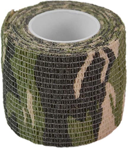 Outdoor Tarnband selbsthaftend 5 cm x 4,5 m Woodland Farbe Woodland von normani