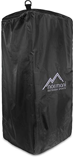 normani Regenhülle für Taschen Schlafsäcke oder Seesack Classic Sea von 60 bis 140 Liter - wasserdicht Farbe Schwarz Größe 100 Liter von normani