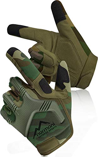 Tactical Paintballhandschuhe Army Gloves Specialist Farbe Wood-Land Größe L von normani