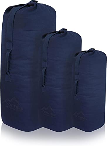 US Canvas-Baumwolle Seesack Duffle Bag Classic Sea Farbe Dunkelblau Größe 125 x 75 cm von normani
