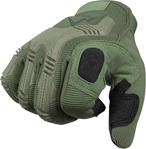 Vollfinger Allround Einsatzhandschuhe für Sport und Outdoorbereich Farbe Olive Größe XL von normani