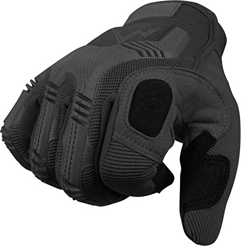 Vollfinger Allround Einsatzhandschuhe für Sport und Outdoorbereich Farbe Schwarz Größe XL von normani