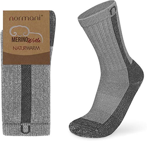 normani 2 Paar Merino Wander- und Arbeitssocken Extrem Stabil für Outdoor Aktivitäten Farbe Schwarz/Anthrazit Größe 39-42 normani 2 Paar Merino Wander- und Arbeitssocken Extrem Stabil für Outdoor Aktivitäten Farbe Schwarz/Anthrazit Größe 39-42 von normani