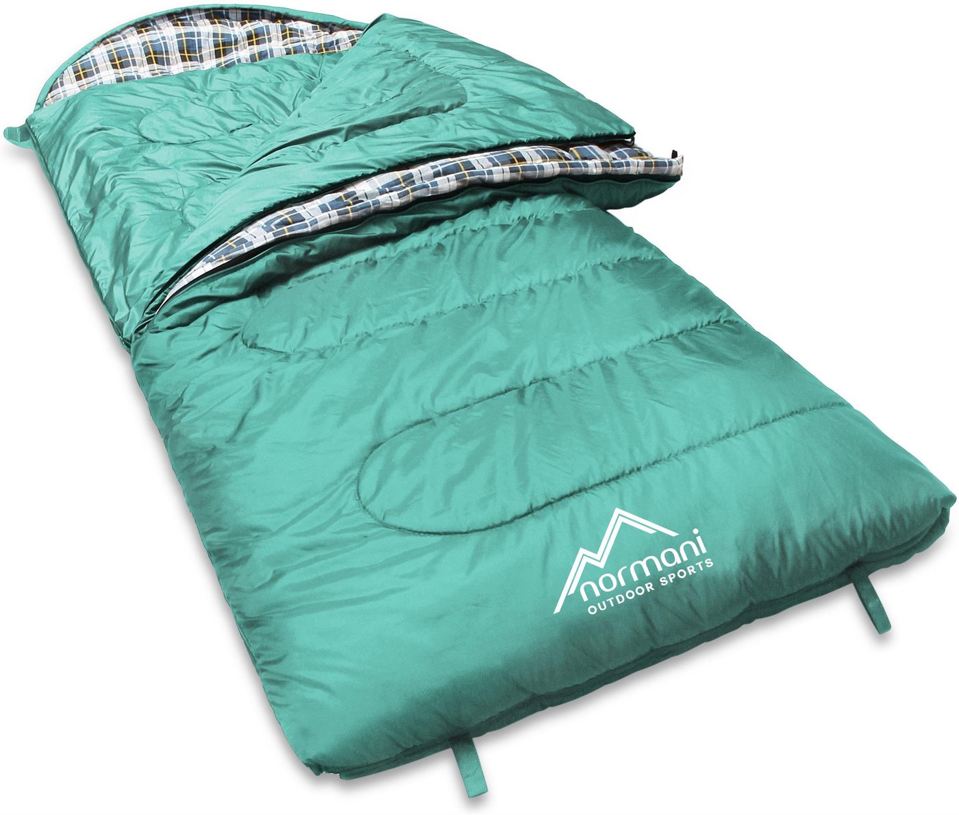 normani Deckenschlafsack Outdoor-Schlafsack Extrem 4-In-1 Antarctica, bis -40°C 500 + 250 g/m² Füllung von normani