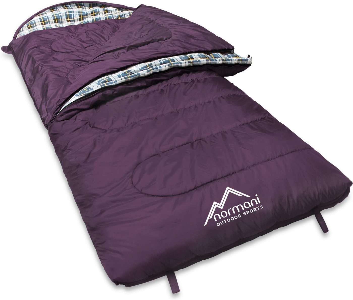 normani Deckenschlafsack Outdoor-Schlafsack Extrem 4-In-1 Antarctica, bis -40°C 500 + 250 g/m² Füllung von normani