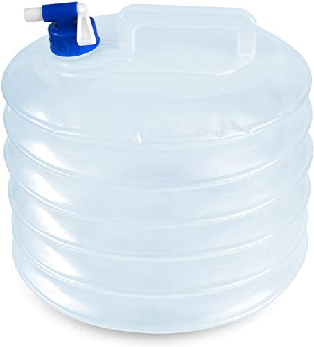 normani Faltkanister Faltbarer Wassertank mit Hahn in verschiedenen Größen Farbe 15L von normani