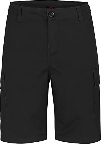 normani Kinder Sommershorts Kurze Sommerhose Cargoshorts für Junge und Mädchen Bermuda Shorts mit UV-Schutz Farbe Schwarz Größe 3XL/182-188 von normani