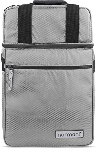 normani Kühltasche isolierende Picknicktasche Einkaufstasche 5, 18 oder 30 L Farbe Grau 30 Liter von normani