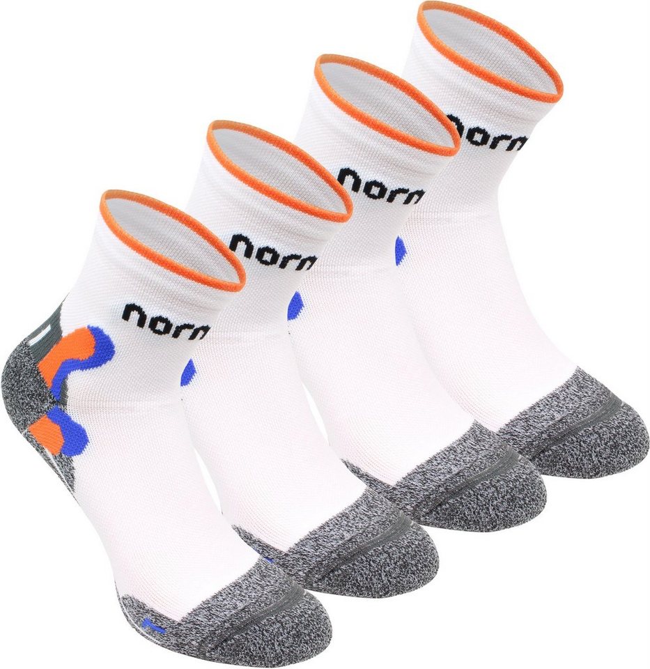 normani Laufsocken 2 Paar Kurzschaft-Sportsocken (2 Paar) mit Achillessehen- und Knöchelprotektoren von normani