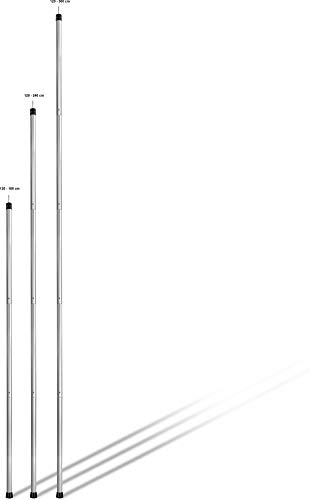 normani Outdoor Sports Zeltstange Aufstellstange Stützstange aus Alu 120 cm bis 300 cm Farbe 1 Stück Größe 180 cm von normani