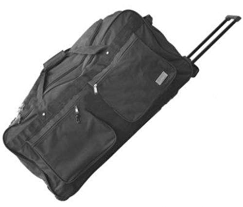 normani Reisetasche 150 Liter sehr stabil mit 3 Rädern Farbe Schwarz von normani
