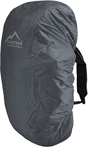normani Rucksackcover Regenhülle Regenschutz in verschiedenen Größen Farbe Anthrazit Größe XL von normani